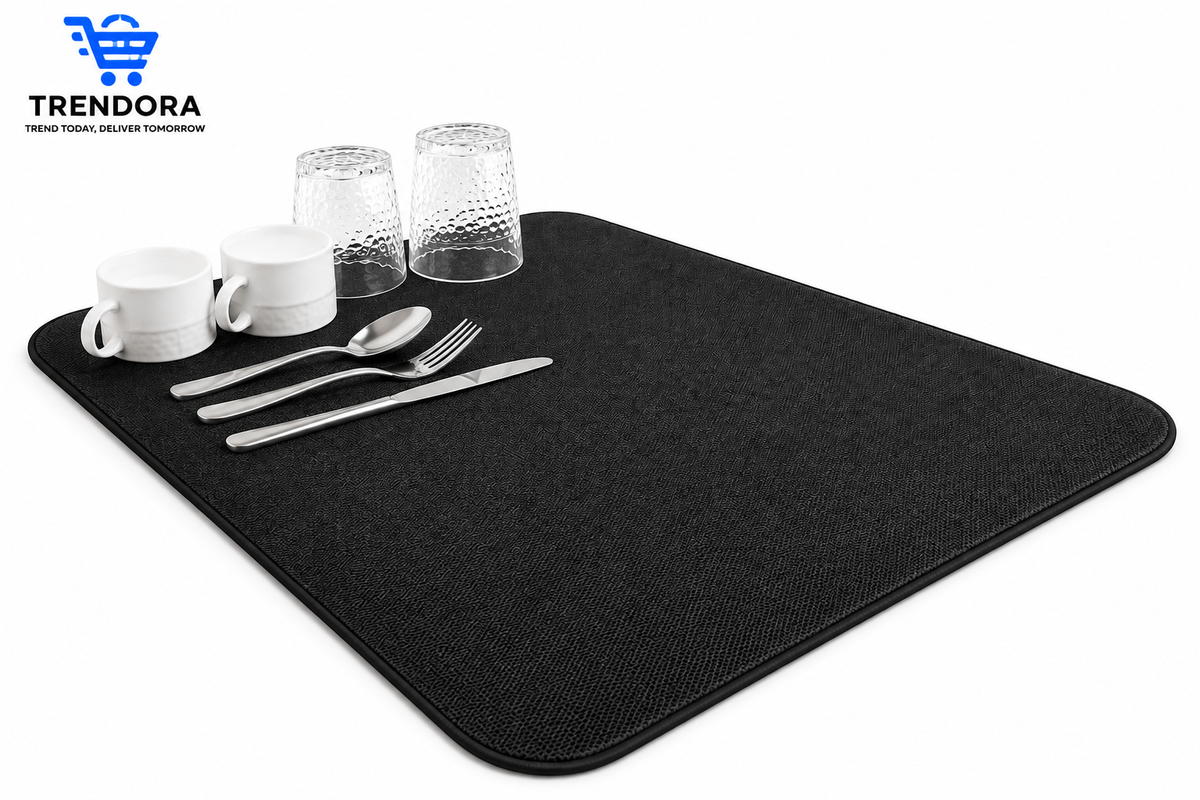 Drying mat for Kitchen, Water Absorbent Mat (PACK OF 2)