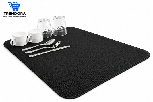 Drying mat for Kitchen, Water Absorbent Mat (PACK OF 2)