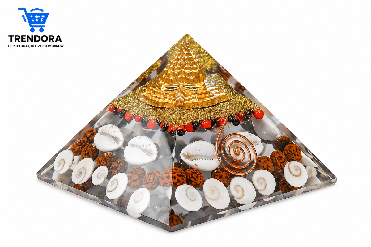Crystal Wealth Gomati Chakra Shree Yantra Pyramid