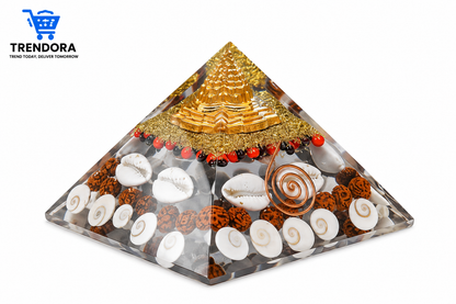 Crystal Wealth Gomati Chakra Shree Yantra Pyramid